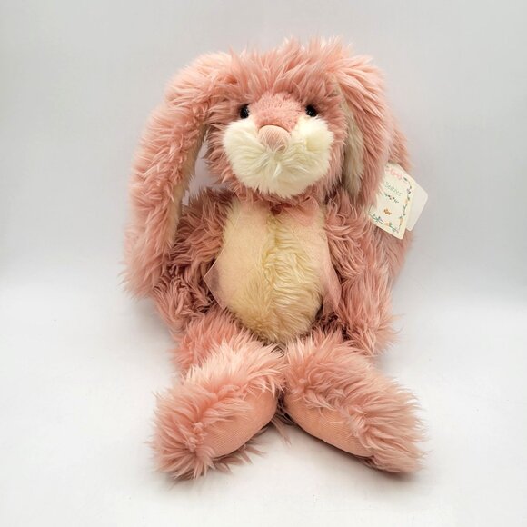 Russ Berrie BEATRICE Pink Bunny Rabbit 13" Plush Cranberry Patch Floppy w TAGs - Picture 1 of 8